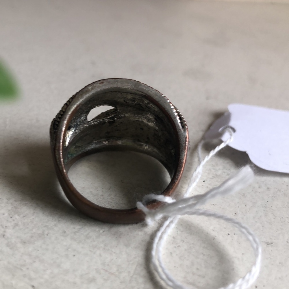 Silver Textured Ring - Picture 3 of 3
